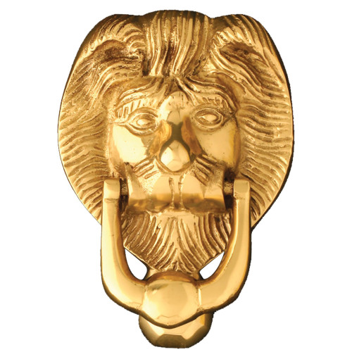 Small Lions Head Door Knocker