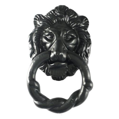 Black Iron Lion's Head Door Knocker