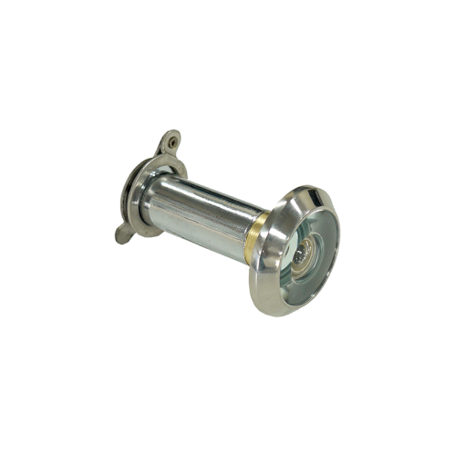 Wide Angle Door Viewer with 12mm Barrel - Stainless Steel