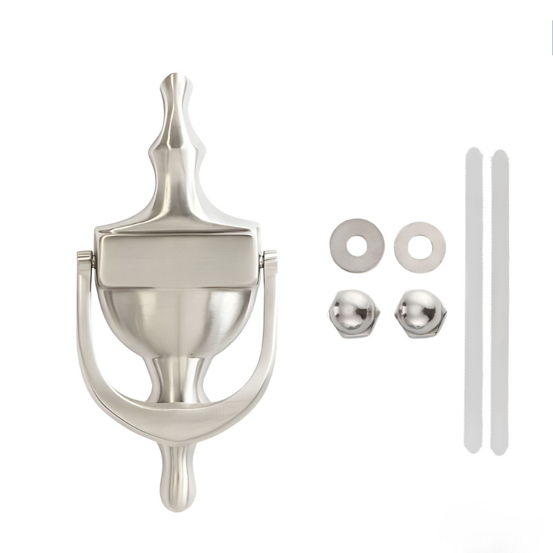 6 Inch Victorian Urn Door Knocker in Satin Stainless - Universal Fixing