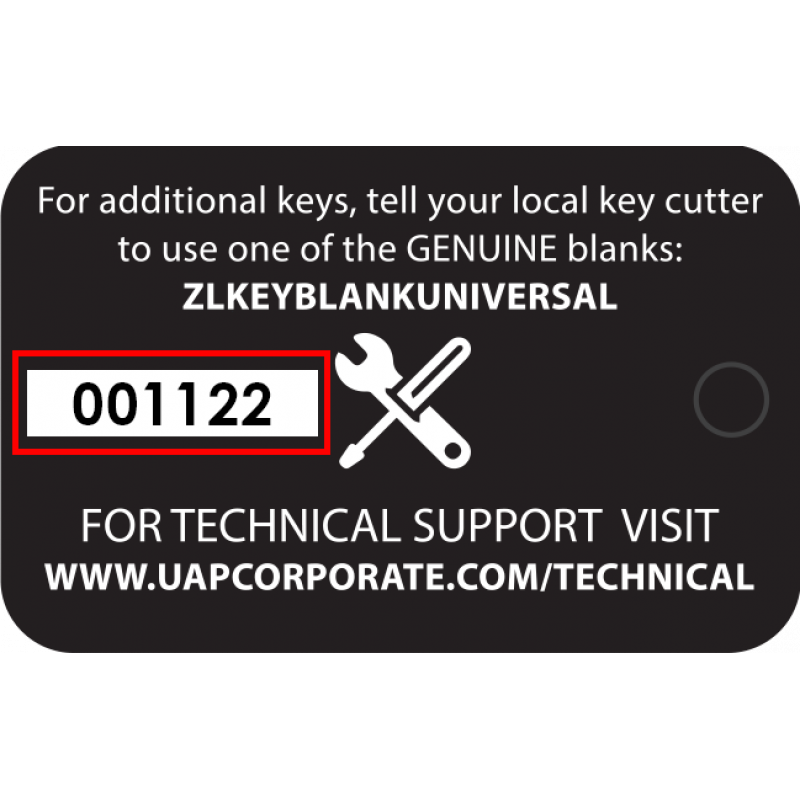 Extra Key for K4 3 Star Euro Cylinder