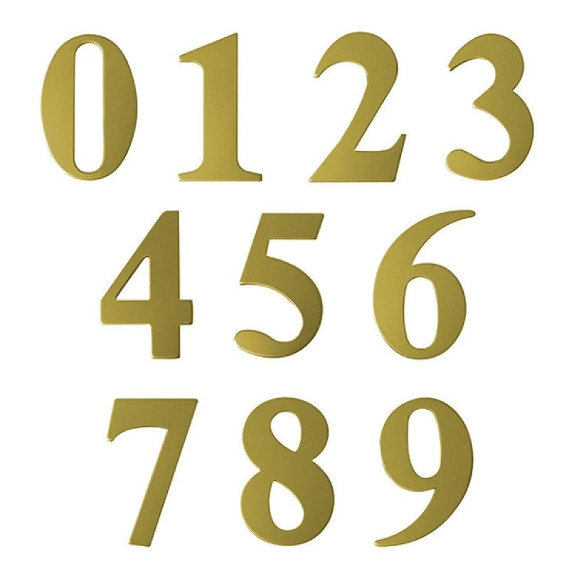 3 Inch Self Adhesive Front Door Number