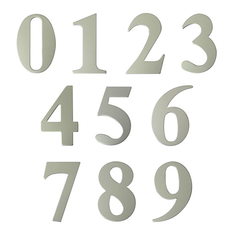 3 Inch Self Adhesive Front Door Number