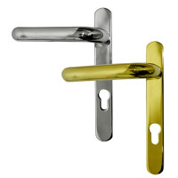 219mm Short Backplate Standard Front Door Handle