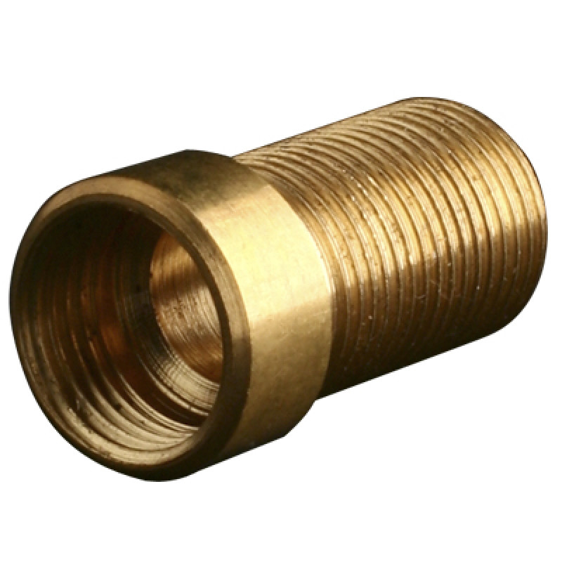 20mm Door Viewer Extension with 12mm Barrel in Polished Brass