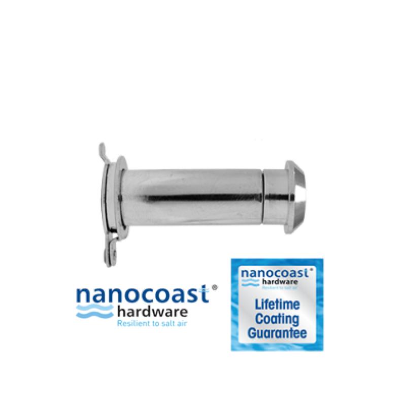 Nanocoast Wooden and Composite Door Viewer in Mirror Polish with 12mm barrel in 38-63mm