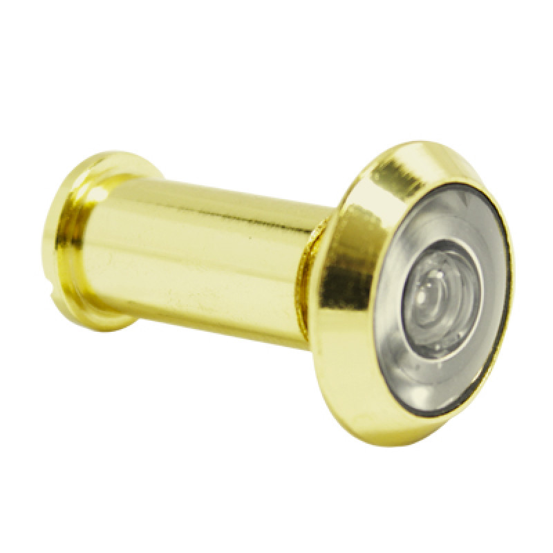 UAP 14mm Wide Angle Door Viewer (35-55mm) in Polished Brass 