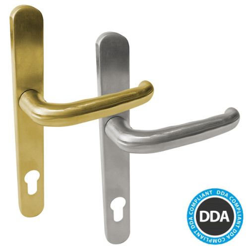 DUO 243mm Aluminium Door Handle – DDA/EA compliant