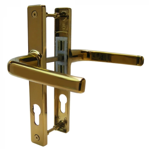 Apto Ferco 70mm Lever / Lever UPVC Sprung Door Handle Set