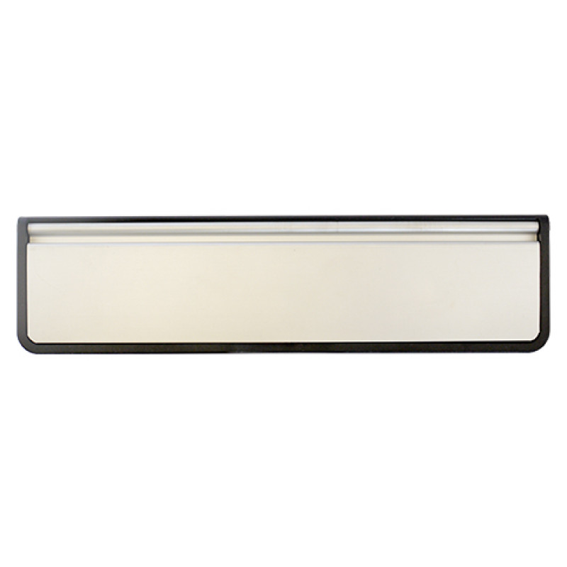 10 Inch (250mm) DOORMASTER Anodised Silver Letter Box