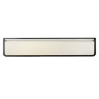 12 Inch (300mm) DOORMASTER Anodised Silver Letter Box