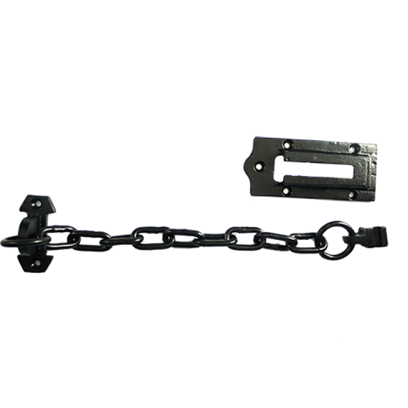 Black Iron Door Chain