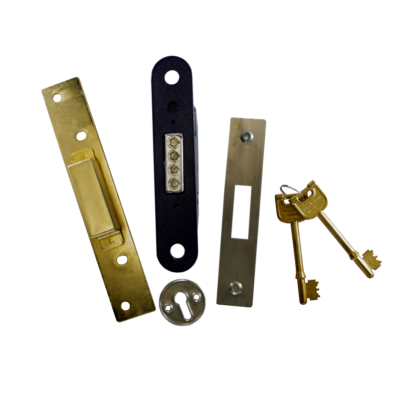 6 Lever Mortice Dead Lock - Brass