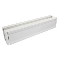 12 Inch Framemaster Letter Box with White Flap and Frame for Door Thicknesses between 20-40mm and 40-80mm