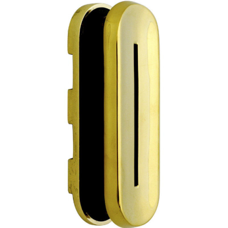 Nanocoast Identity Card Entry Slots in PVD Gold for 40-80mm Door Thicknesses