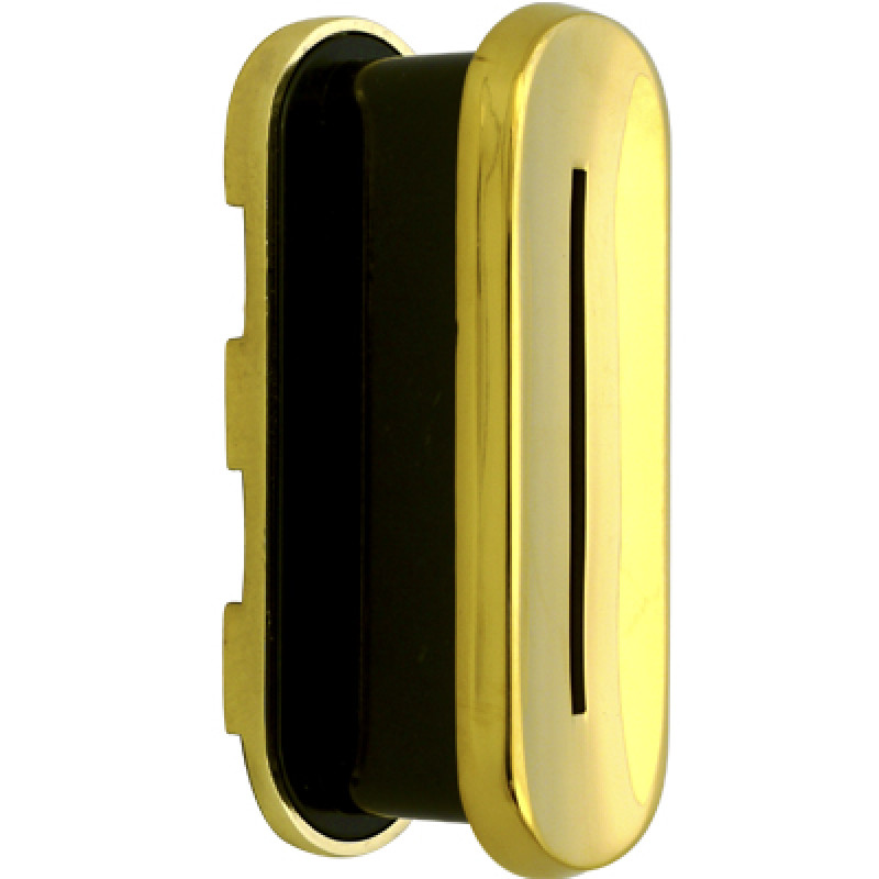 Nanocoast Identity Card Entry Slots in PVD Gold for 40-80mm Door Thicknesses