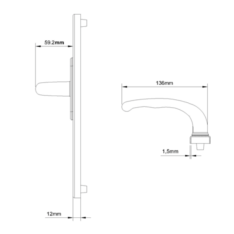 Intelligent Hardware Adapt A Lever (Adjustable Handle)