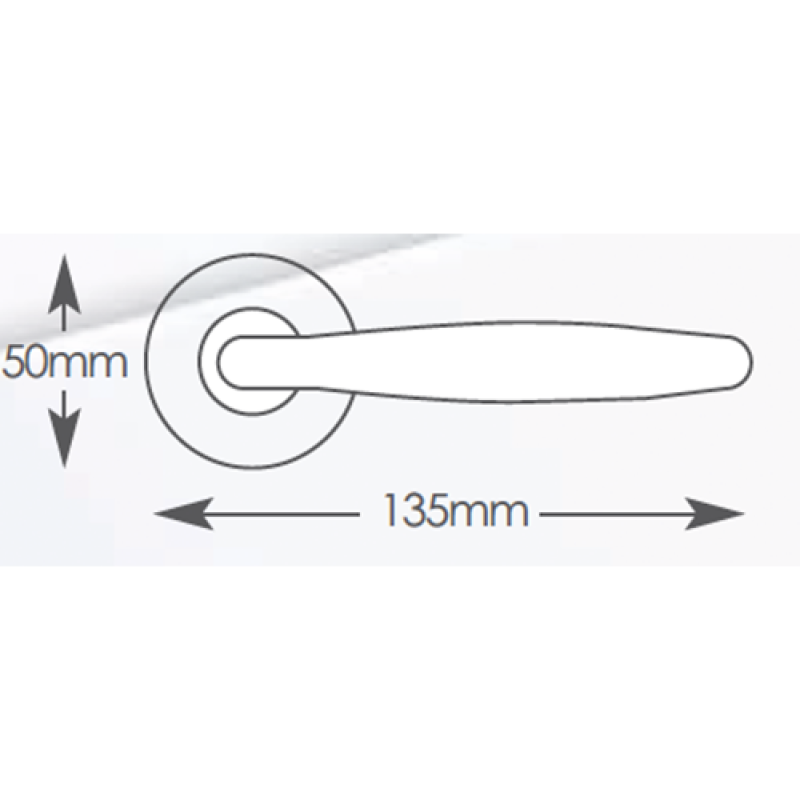 Intelligent Hardware E-Kappa Lever on Round Rose