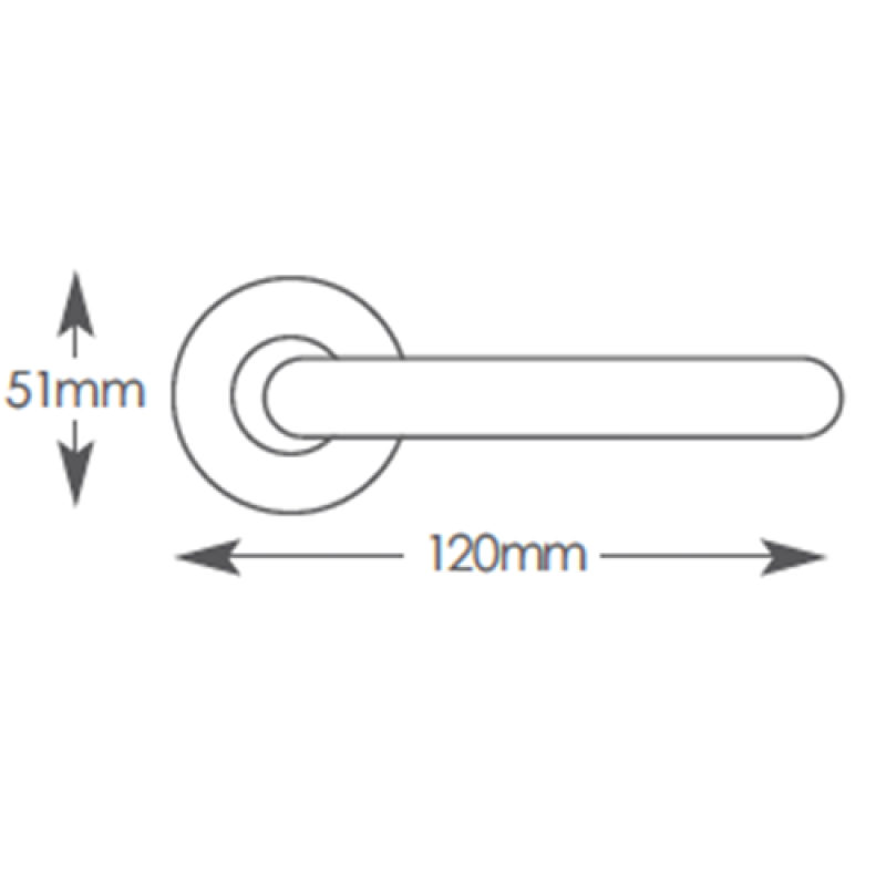 Intelligent Hardware Sheringham Lever on Round Rose