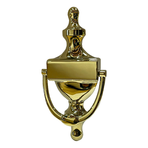 Intelligent Hardware 152mm Victorian Urn Door Knocker - Evershine Brass Finish