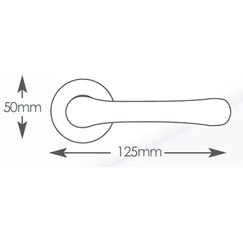 Intelligent Hardware Westminster Lever on Round Rose