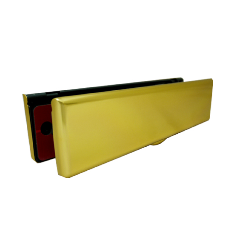 iPlate Letter Box in Gold Anodised