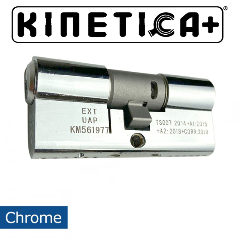 Kinetica+ K4 3 Star Kitemarked Key/Key Euro Cylinder Door Locks