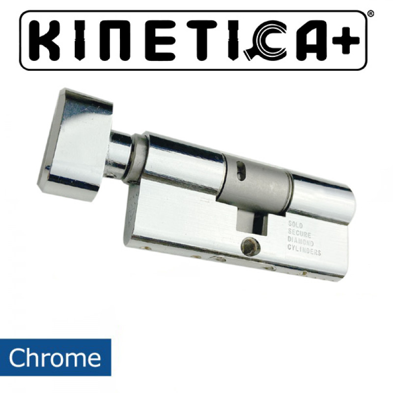 Kinetica+ K4 3 Star Kitemarked Thumb Turn Euro Cylinder Door Locks