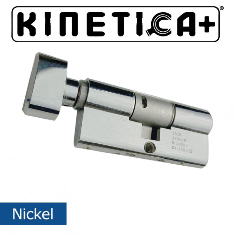 Kinetica+ K4 3 Star Kitemarked Thumb Turn Euro Cylinder Door Locks