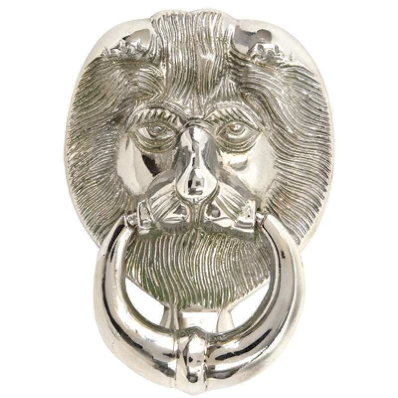 Large Lions Head Door Knocker