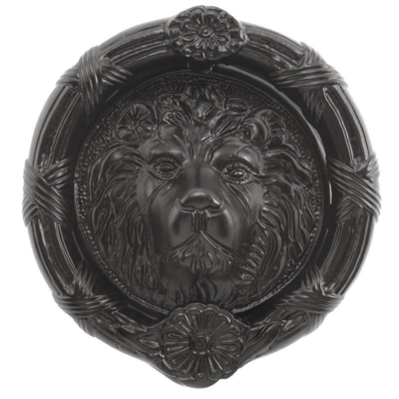 6 Inch Diameter Lions Head Round Door Knocker