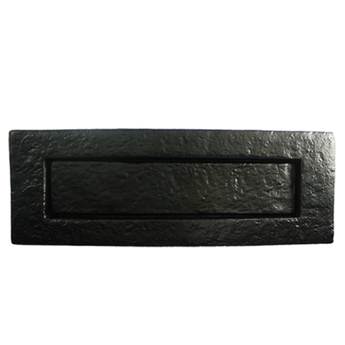 Black Iron Plain Letterplate