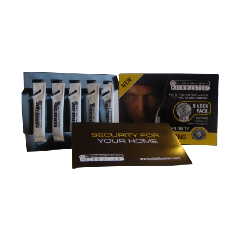 Pickbuster Lock Lubricant - 5 Lock Sachet Pack