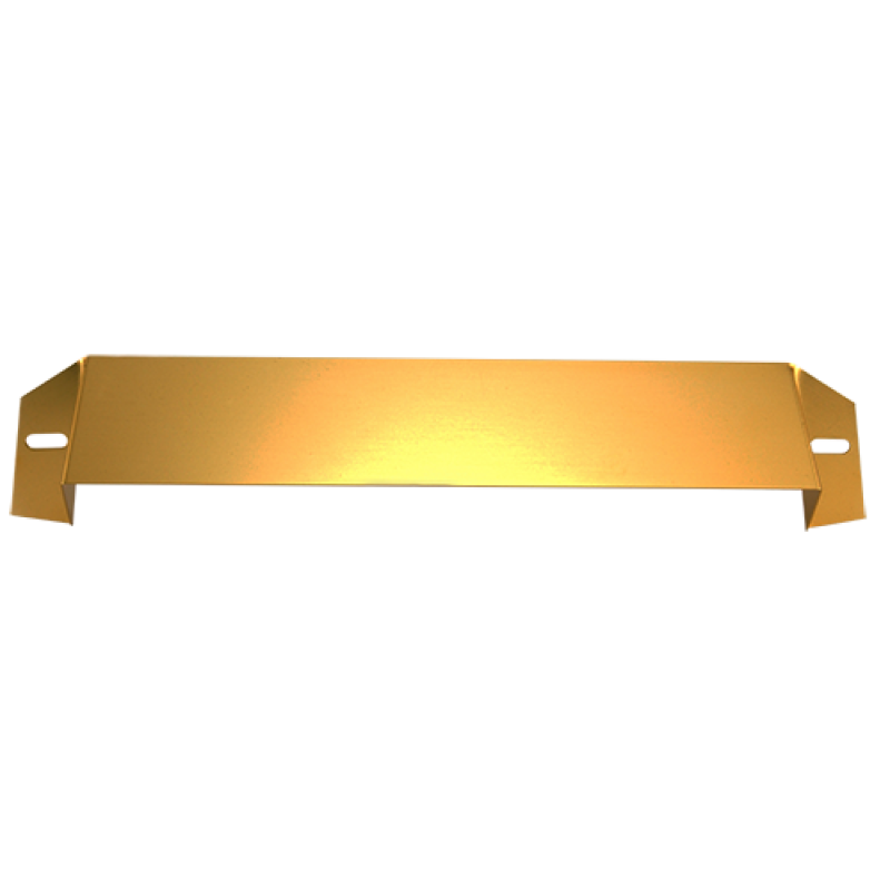 Gold Anodised Letterplate Restrictor Shroud - Stop Key Fishing