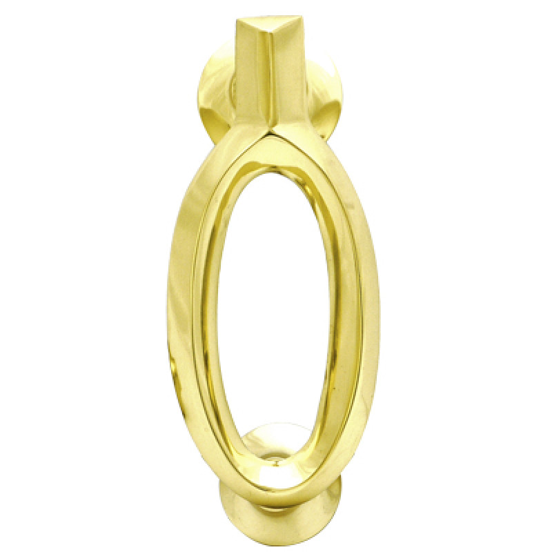 Modern Oval Door Knocker with Pin