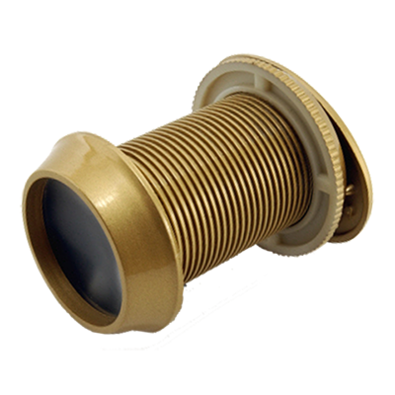 UAP Gold Plastic Ultra Wide Angle Secure to View Door Viewer