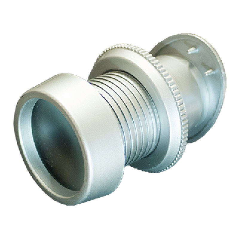 UAP Silver Plastic Ultra Wide Angle Secure to View Door Viewer