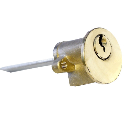 Polished Brass 6 Pin Rim Cylinder (70mm)